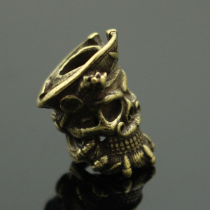 Copper Pirate Knife Lanyard Beads for DIY Keychain <strong>Charms</strong> Knitting Bracelets EDC <strong>Paracord</strong> Beads - Product Image 4