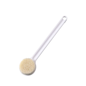Zenidoo Brosse de bain moderne en plastique à long manche, poils doux, brosse corporelle pour salle de bain, exfoliant de dos, exfoliant de douche, tout usage - Product Image 1