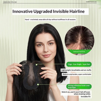 LONGFOR Nouvelle Prothèse Capillaire Magique Sans Bordure, Fine et Légère, pour Femmes, pour Augmenter le Volume de Cheveux, Couvrir les Cheveux Blancs, Fournisseur Populaire