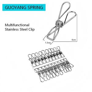 Pinces à linge en acier inoxydable |    Clips pour <span class=keywords><strong>sceller</strong></span> les sacs de cuisine, de blanchisserie et de collations |    Pinces à linge pour corde à linge extérieure - Product Image 3
