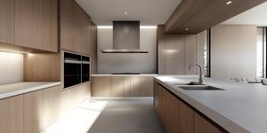 Nouvelle Collection 2025 : Armoires de Cuisine de Luxe en Mélamine – Ensemble de Meubles de Cuisine au Design Moderne - Product Image 5
