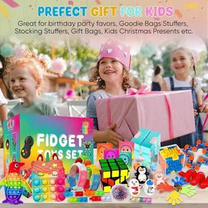 Calendario de Adviento al por Mayor con 24 Cajas Sorpresa Sensoriales de Plástico Rellenables con Renos, Juguete Sensorial Personalizado de Navidad para Niños - Product Image 5