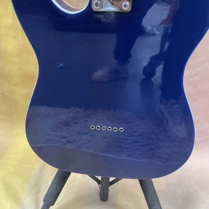Corps de guitare électrique en acajou bleu TL, finition brillante, 6 cordes, manche en bois massif, pièces chromées SS, livraison rapide - Product Image 5