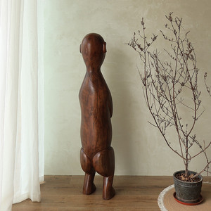 Decorazione per la Casa in Legno Massello Fatto a Mano, Stile <span class=keywords><strong>Etnico</strong></span> <span class=keywords><strong>Africano</strong></span> Retrò Creativo - Product Image 4