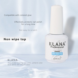 Non Wipe Diamond Nails <b>Top</b> <b>Coat</b> Gel Extra Gloss Nail Polish Uv Gel and Et Base <b>Coat</b> 15ml No Wipe Nano Crystal Gel <b>Top</b> <b>Coat</b> - Product Image 2
