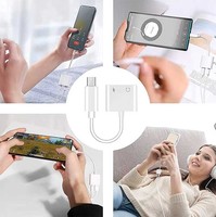 2-in-1 OTG-Buchse Adapter C 3,5mm Audio-Splitter-Konverter USB-C PC USB-Adapter Telefon Ladekabel Audio-Buchse Laptop Tablet