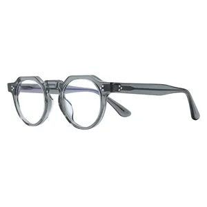 Модные поляризационные оптические очки с ацетатом для чтения ручной работы с защитой от синего света для женщин