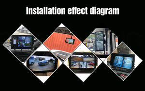 HD AHD 10.1 inch Xe tải máy kéo chia Quad xem Heavy Duty màn hình với Màn hình rộng - Product Image 6