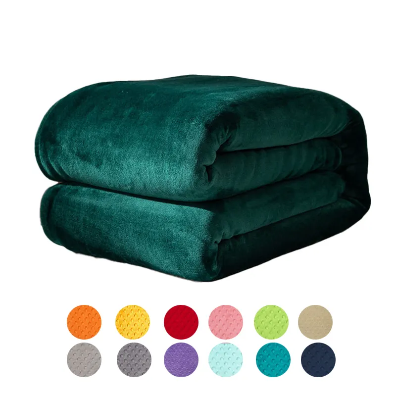 Coperta in pile di flanella Queen Size in microfibra spessa King Size personalizzata 100% poliestere personalizzata