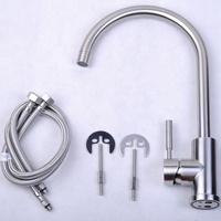 Acier inoxydable 304 316 Gourmet Mélangeurs d'évier de cuisine Robinets d'eau chaude et froide