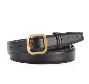 <span class=keywords><strong>Ceinture</strong></span> haut de gamme pour femmes de nouveau style, jean à la mode et polyvalent, décoration en cuir simple à la taille mène la tendance. - Product Image 2