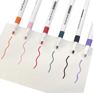 Nouvel ensemble de marqueurs de peinture acrylique permanents et imperméables OEM pour peinture artistique DIY et graffiti - Product Image 1
