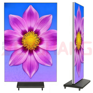 Chất lượng cao giá cả phải chăng các doanh nghiệp nhỏ acvertising Banner Board 2.5 gấp kỹ thuật số 3 lần trifold <span class=keywords><strong>LED</strong></span> Totem hiển thị áp phích - Product Image 1