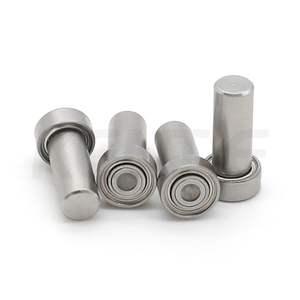 ชุดประกอบตลับลูกปืนเม็ดกลมร่องลึก MR63ZZ ที่ออกแบบโดยผู้ผลิต พร้อมเพลาสแตนเลส ปรับแต่งได้ตามแบบและตัวอย่าง - Product Image 2