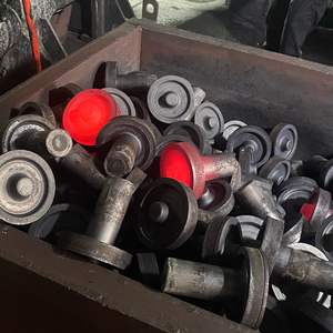 中国制造。 煤矿用重型工业铸钢传动链扁平连接环。 - Product Image 4