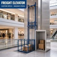 Wandmontierter elektrischer hydraulischer Lastenaufzug für den privaten Gebrauch ohne Schacht