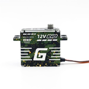 มอเตอร์ไร้แปรงถ่านความเร็วสูง GDW G28-06-12V 28KG 12V อะไหล่เครื่องบินบังคับวิทยุ เฮลิคอปเตอร์ ชุดเกียร์บังคับทิศทางดิจิตอลความถี่แคบ โลหะ ไม่มี - Product Image 2