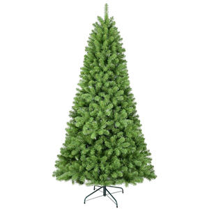 Árbol de Navidad de 6 pies y 39 pulgadas, decoración navideña grande para sala de estar, árbol de PVC blanco de 3 partes con bisagras, decoraciones navideñas para tienda - Product Image 1