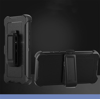 Coque de protection antichoc Defender avec béquille et clip ceinture en PC+TPU pour iPhone 17 16 15 14 13 11 Pro Max