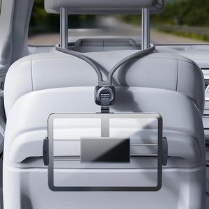Support de tablette pour dossier de siège de voiture, rotatif à 360°, support universel pour téléphone et tablette, accessoires de voiture sportifs avec chargeur - Product Image 2