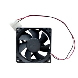 พัดลม DC 80 มม. 12V แบบลูกปืนน้ำมัน 2 พิน สำหรับเคสคอมพิวเตอร์ - Product Image 1