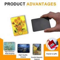 Cadre photo magnétique personnalisé en acrylique écologique imprimé UV pour photos et œuvres d'art