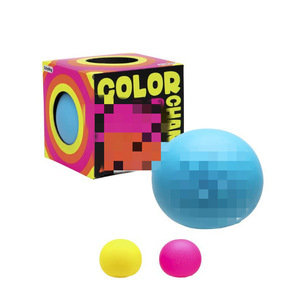 Juguete Antiestrés Popular, Juguete Redondo para Apretar que Cambia de Color, Mini Juguete Sensorial para Apretar, Caja de Regalo - Product Image 1