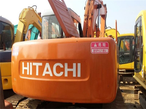 Excavatrice Hitachi EX120, année 2022, faible nombre d'heures de fonctionnement, occasion, modèle d'origine, 12 tonnes, machine de terrassement pour travaux de construction. - Product Image 6