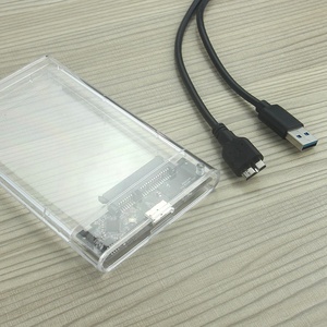 กล่องใส่ฮาร์ดดิสก์แบบใสขนาด <span class=keywords><strong>2.5</strong></span> นิ้ว รองรับ SATA III เป็น USB 3.0 สำหรับฮาร์ดดิสก์แบบ SSD และ <span class=keywords><strong>HDD</strong></span> รองรับความจุสูงสุด 6TB สำหรับแล็ปท็อปและพีซี - Product Image 5
