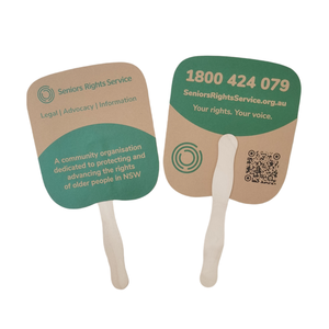 Hình Dạng Tùy Chỉnh Và Logo Giấy Các Tông Cầm Tay Người Hâm Mộ Với Gỗ Stick - Product Image 4