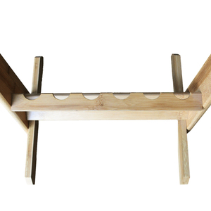 <span class=keywords><strong>Support</strong></span> en <span class=keywords><strong>bois</strong></span> pour 6 cannes à pêche, Installation facile - Product Image 6