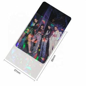 Holographic Photo Card Sleeves 4 Inch PP Material Modern Design for Collectibles - Product Image 2