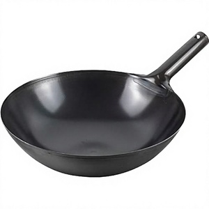 <span class=keywords><strong>Wok</strong></span> de Peking authentique Wapoo Freize 30 cm, compatible avec les cuisinières à gaz, poêle en fonte, qualité professionnelle, fabriqué en Chine - Product Image 2