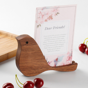 ที่ใส่ปฏิทินไม้รูปทรงนกสุดสร้างสรรค์เมนูตั้งโต๊ะทำจากไม้ - Product Image 6