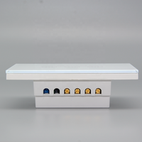 1/2/3 Gang Équipement et fournitures électriques Produits pour la maison intelligente Interrupteur mural tactile USA Pas de neutre Wifi Tuya 120V Gua 2A