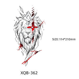 Adesivi per tatuaggio a braccio intero piccoli tatuaggi <span class=keywords><strong>di</strong></span> tigre e leone grandi modelli <span class=keywords><strong>di</strong></span> animali adesivi impermeabili per tatuaggio con braccio floreale - Product Image 3