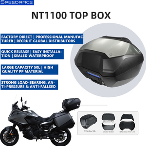 Nouvel accessoire de modernisation SPD étanche à dégagement rapide pour top-case de <span class=keywords><strong>moto</strong></span> NT1100 sans supports arrière - Product Image 1