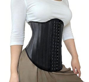 <span class=keywords><strong>Faja</strong></span> <span class=keywords><strong>reductora</strong></span> de cintura de 25 varillas, moldeadora de figura de reloj de arena, de látex, para adelgazar el abdomen, para entrenamiento de mujer - Product Image 6