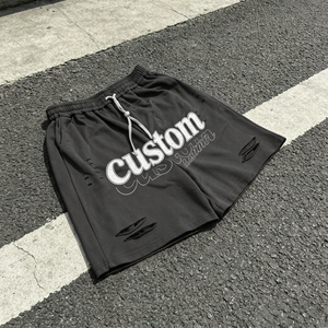Shorts d'été décontractés à taille haute élastique, coupe large, élégants et mignons, pour les vacances à la plage 2026 - Product Image 1