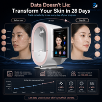 Analizador de Piel Comercial 3D con IA de 40 Millones de Píxeles, Pantalla Táctil de 7 Pulgadas para Análisis de Rostro, Cabeza y Labios, con WiFi/Bluetooth