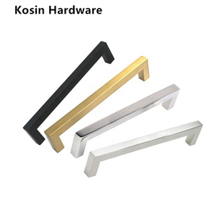 Kastdeur & Keukenkast 12X12 Mm Lade Borstel Messing Goud Vierkante Pull Rvs Handvat - Product Image 5