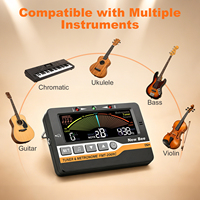 Wholesale Portable 3 in 1 Digital Metronome Tuner for Guitar, Violin, Bass, Ukulele, Accurate Chromatic Tuner, Metronome