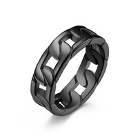 VAF — bague Hip Hop en acier inoxydable pour hommes, couleur or/argent/noir, élégante et Cool, à la mode, 2020