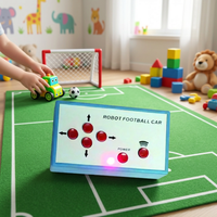 Coche Robot de Fútbol con Control Remoto 2.4G, 4 Botones de Dirección e Indicador de Energía, Carcasa de Plástico