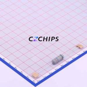 Résistance traversante NKNP3W-0ohm27 5%-9T73, composant traversant (THT), D6xL17mm, bobinée, 270mOhm, 5%, 350V - Product Image 2