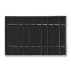 Hot bán sang trọng PU da 8 lưới 10 girds xem khay dây đeo ban nhạc trang sức vòng cổ vòng đeo tay Nhung hộp quà tặng hiển thị Organizer - Product Image 4