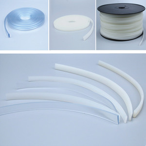 Tùy Chỉnh Silicone Dải 8*4Mm Linh Hoạt Ép Đùn Quảng Cáo LED Ánh Sáng Hộp Cao Su Cạnh Con Dấu Thanh OEM Gasket Ánh Sáng Hộp Con Dấu - Product Image 3