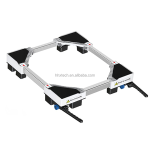 <b>Washing</b> <b>Machine</b> Stand Fridge Stand with <b>Wheels</b> Adjustable Trolley Fridge Stand Base with Brake <b>Wheels</b> Easy to Install - Product Image 3