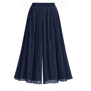 Nouvelle jupe-<span class=keywords><strong>pantalon</strong></span> <span class=keywords><strong>de</strong></span> plage en mousseline plissée oversize <span class=keywords><strong>pour</strong></span> l'été, <span class=keywords><strong>pantalon</strong></span> large décontracté <span class=keywords><strong>pour</strong></span> femme, style décontracté, service OEM tricoté - Product Image 5