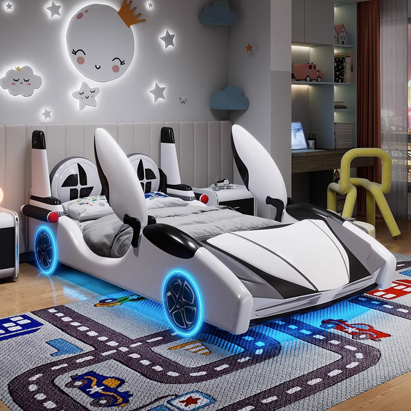 Modern Boys Girls Bed Frame Children